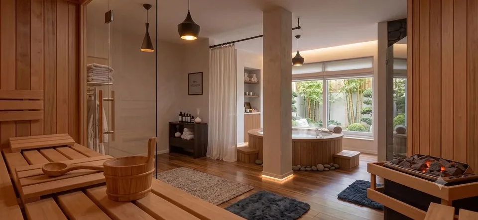 Wellness prostor s kadom